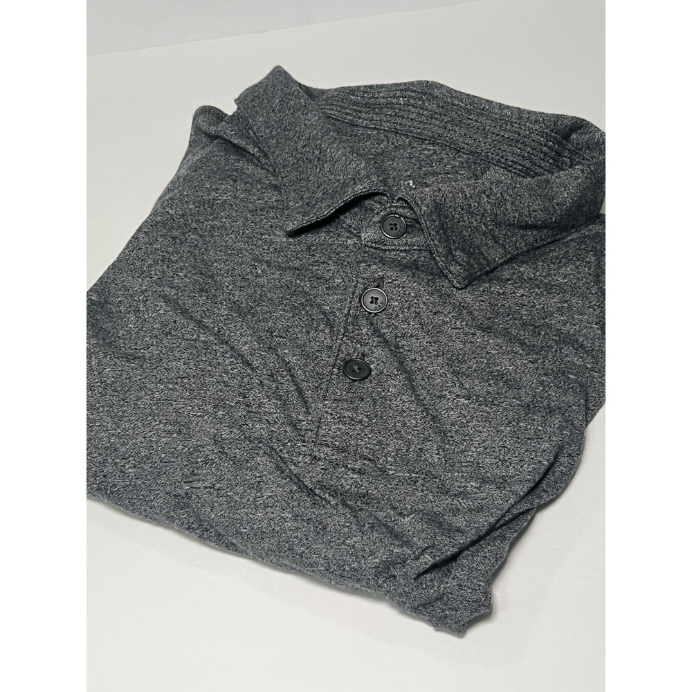 John Varvatos Polo Shirt Mens XXL Gray 100% Cotton Short Sleeve Preppy‎ Soft - Picture 7 of 8